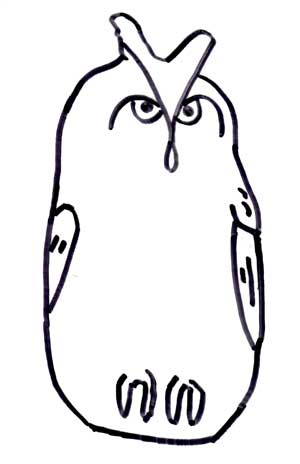 こちらは、フクロウ君のゆるきゃらです。