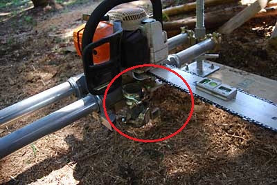 作成した金具は、ここに付きます。