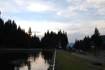 今日も夕空がきれいでした。