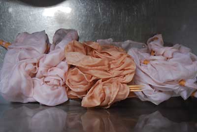 桜染め作業終了。