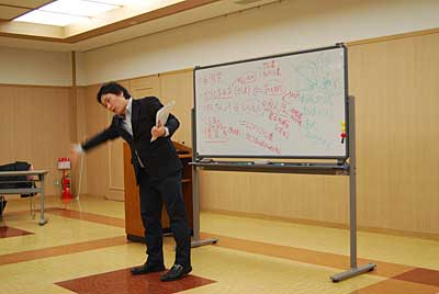 講師先生のボディーパフォーマンスがすばらしかったです。 