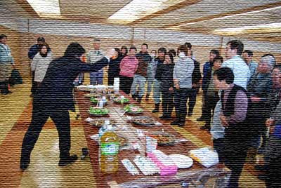 持って来て下さいました農産加工商品の試食タイムです。