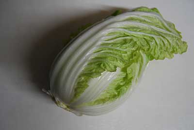 さっそく試食用の漬け物に仕込みました。