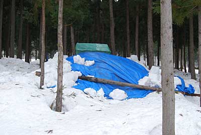 とりあえず雪室完成しました！