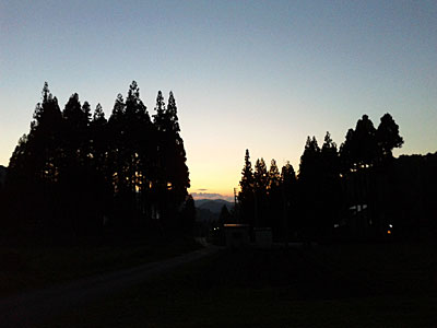 夕方６時３０分には、仕事納めになってしまいます。