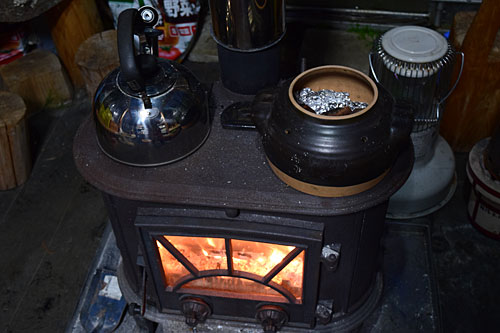 安納芋の焼き芋を仕込みました。