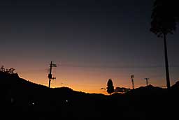 夕焼けがきれいでした