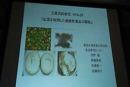 山菜の機能性の報告