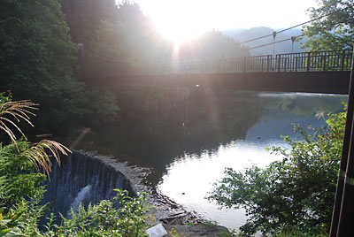 大源太湖の堰堤です。