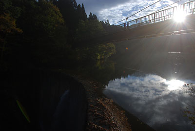 大源太湖の堰堤