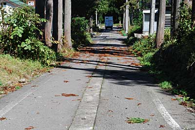片付け前の道路その２