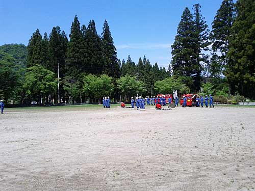 春の消防大会