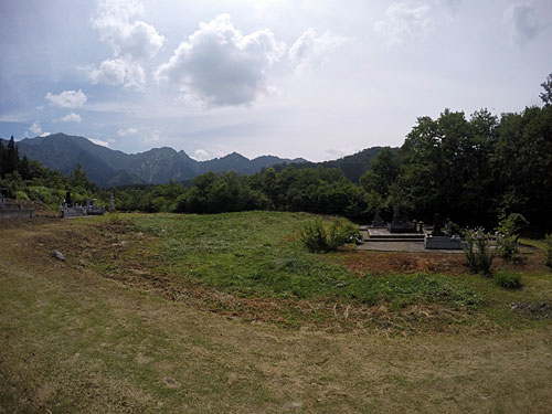 草刈り後。