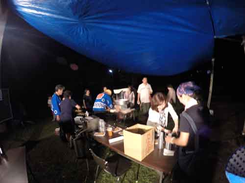 綿あめと焼きそば