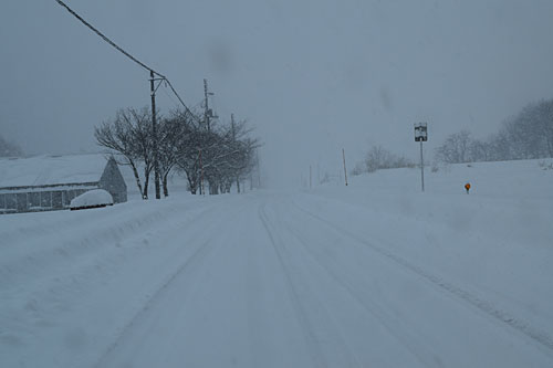 ３０ｃｍほど降雪がありました。