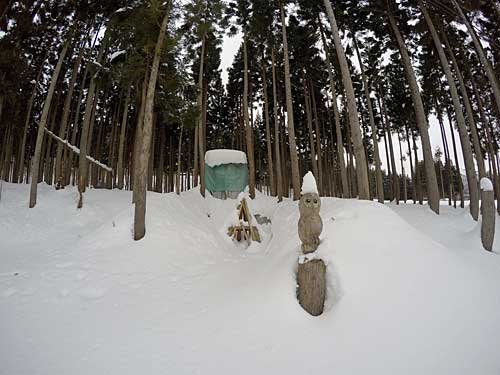 今年の雪室作りは中止しました。