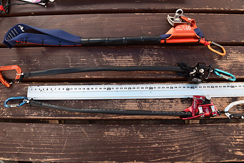 ホースの長さは４５ｃｍ、ゴムは2本仕上げ。