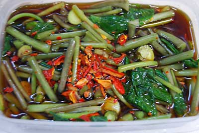 葉ワサビ漬けは、ほんと美味しくて病みつきになります。