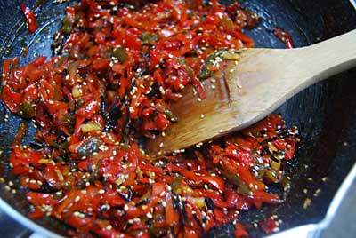 完全に水気が無くなったら完成です。