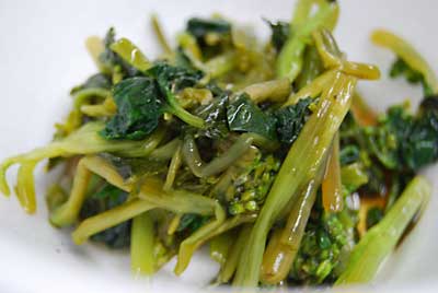 葉ワサビもダシ醤油漬けにしたら絶妙なワサビの辛さがたまりません！