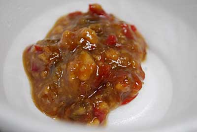  美味しそうに「神楽なんばん味噌」完成しました。