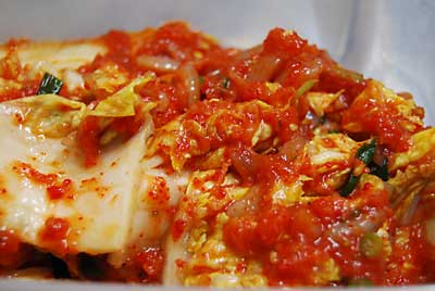 白菜キムチ、美味しそうでしょ。