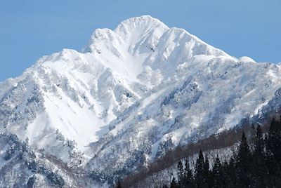 大源太山がきれいでした。