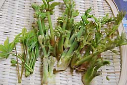 ハカマの部分を取り除きます